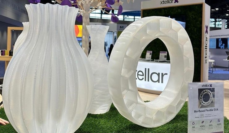 Xtellar introduces bio-based EVA pellets for large-format 3D printing after RAPID + TCT debut