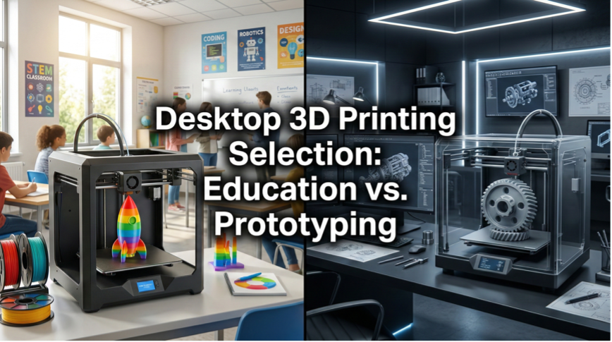 Desktop 3D Printing Selection Guide: Education vs. Rapid Prototyping